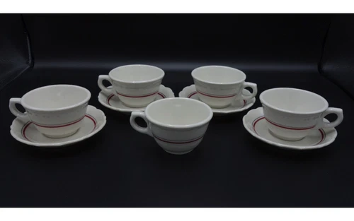 Syracuse China Restaurant ware coffee cups and saucers