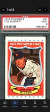 1973 KELLOGG'S #21 TUG McGRAW METS PSA 9