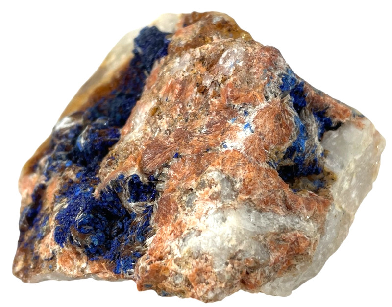 OBO 🪨💙 AZURITE MALACHITE 159 g MINERAL SPECIMEN NATURAL BLUE DISPLAY (ROCK #3)