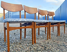 Vintage Retro Mid Century 4 Dining Chairs MCM 1960 1970 Fast FREE UK Delivery 🚚