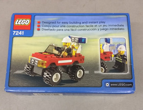 LEGO City 7241 Fire Car NEW! Chief Fireman Jeep Truck SUV Town