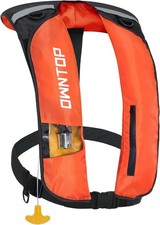 Chaleco Salvavidas Inflable Automatico Manual Pesca Kayak Cilindro CO2