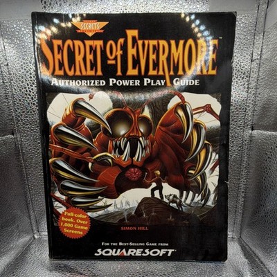Prima Publishing Secret of Evermore Power Play Guide Full-Color 1,000 Screens
