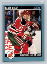 1992-93 Score Canadian #339 Randy McKay New Jersey Devils