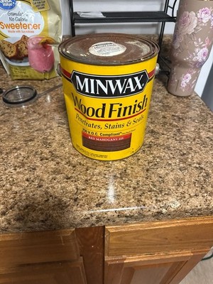 Minwax Wood Finish Oil-Based Red Mahogany 225 Interior Stain - 1 Gallon