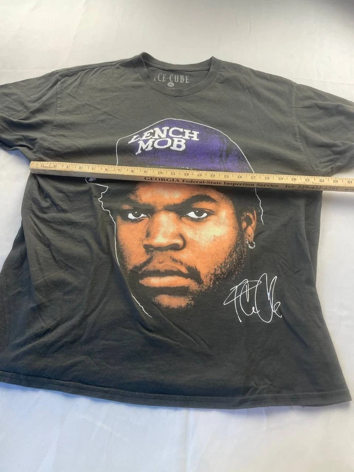 Ice Cube “Lench Mob” Men’s Size XL Black T Shirt Black Short Sleeve Streetwear - Image 4 of 4