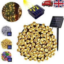 100/200/500 LED Solar Power Fairy Garden Lights String Xmas Party Wedding Decor