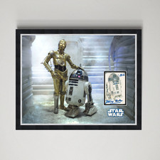 Kenny Baker - Star Wars Actor (R2D2) - Genuine Signed Autograph Framed Display