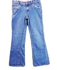 Levis 517 Girls Stretch Flare Jeans Blue Denim Size 12 Regular Medium Wash