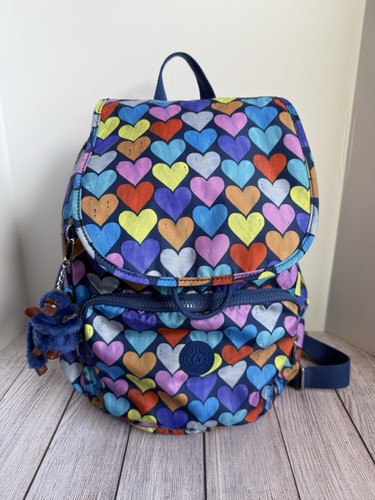 KIPLING Festive Beauty Heart Pattern Backpack