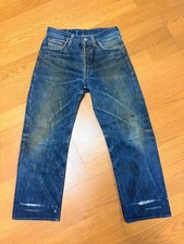 Levi's 501XX 1955 USA Made Denim Jeans W30 Vintage Big E Selvedge