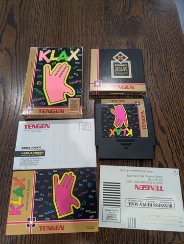 Klax (Nintendo Entertainment System, NES, 1990) - CIB With All Inserts