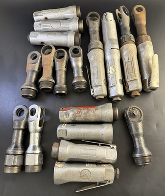 #ad Air Ratchet Lot Of Parts Rodac 502 Tech Pneumatics Alltrade 18 Pieces As Is VF5 $68.00