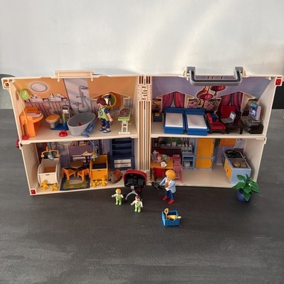 Playmobil Mitnehmhaus Wohnhaus Eltern Babys Zwillinge Buggy 5167 4145 70985 B