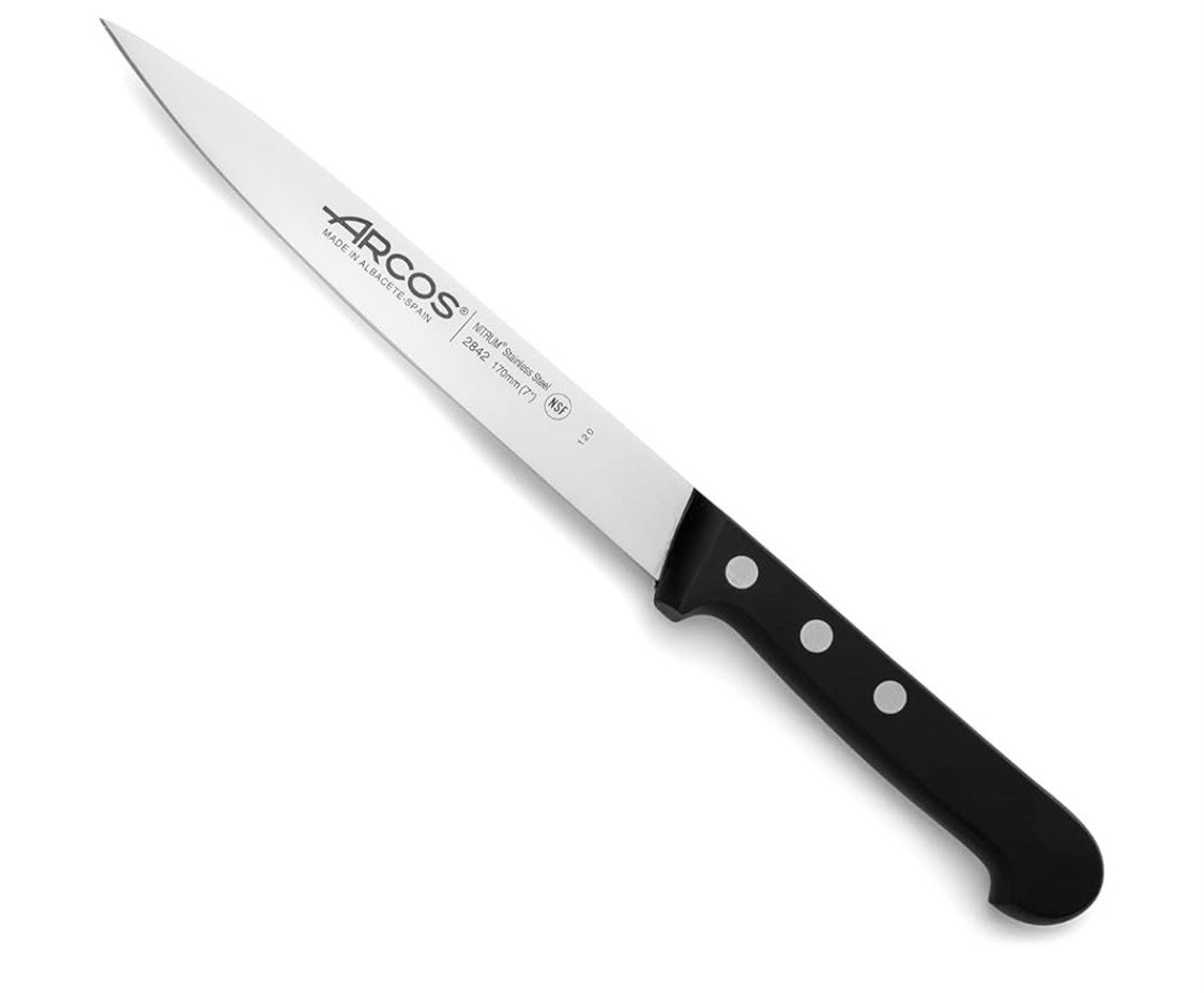 Arcos Unisex Coltello Per Filetto Di Sogliola Serie Universal 170 Mm - Immagine 2