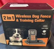 Muumlu Wireless Dog Fence System and Training Collar up to 300M Range