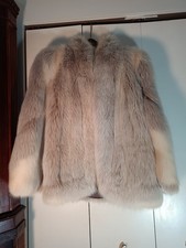 Beautiful Blue Fox Ladies Unisex Medium Vinta...
