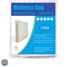 Mattress Bag for Moving and Storage, Queen and King Size, 2 Pack