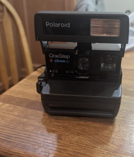 UNTESTED AS-IS. Polaroid OneStep Close Up 600 Film Instant Camera,