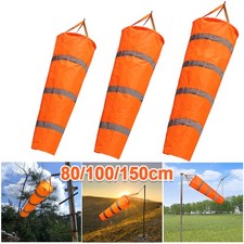 1-2x 150CM Airport Aviation Windsock Rip-stop Outdoor Wind Sock Measurement Bag