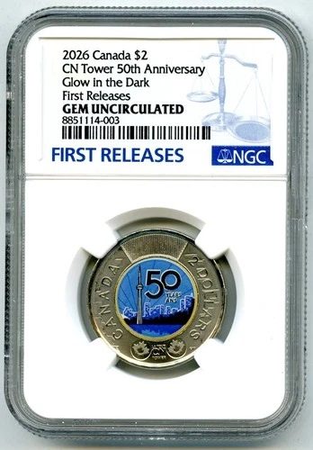 2026 Canada Toonie — photo from the most recent tracked eBay sale