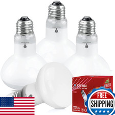 4-Pack 75W Basking Spot Heat Lamp Bulb for Reptile/Amphibian Terrarium E26