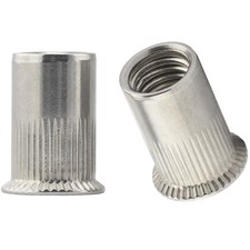 Nietmuttern Blindnietmuttern Senkkopf Einnietmuttern Gewindenieten V2A M3 - M12