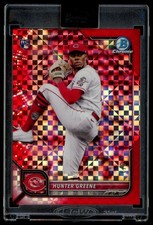 2022 Bowman Chrome X Hunter Greene Rookie Red X-Fractor /3 RC Reds Sealed