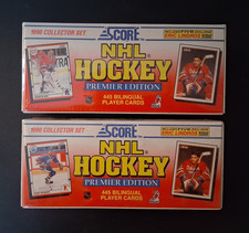 Score 1990 NHL Hockey 2 Sealed sets  Premier Edition, 445 Cards, Eric Lindros B…