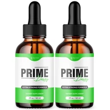 (2 Pack) Prime Drops Male Support Drops Advanced Vitamin Supplement 60 Servings