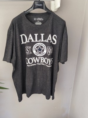 Herren T-Shirt Dallas Cowboys dunkelgrau Größe XXL Made In Usa