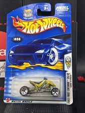 HOT WHEELS 2003 #38 GREEN SAND STINGER ATV OFF ROAD DUNE MOTOCROSS MUD TRAIL