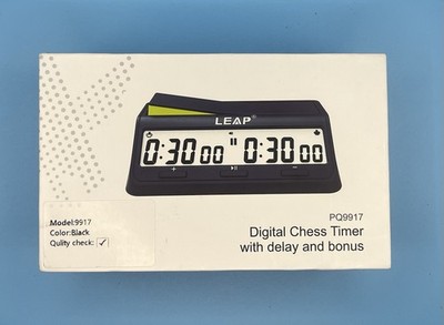 LEAP chess Clock Digital Timer Advanced PQ9917