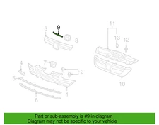 Honda 71162-SXS-A21 Right Front Emblem Spacer 07-09 CR-V New Genuine