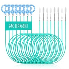 30 Pack 50 Inch Sink Snake Bulk Hair Drain Clog Remover Unbreakable Metal