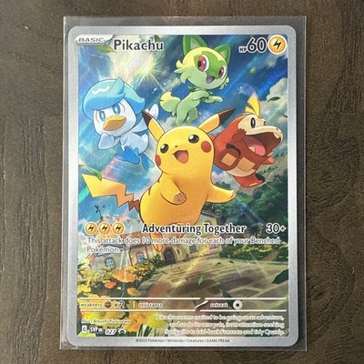 2023 Pokemon SVP EN Black Star Promo #027 Pikachu Sealed Promo