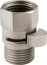Water Flow Control Valve Shut Off Valve Volume Color: Brushed Nickel