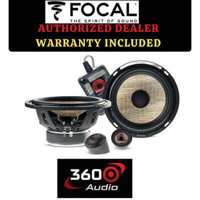 FOCAL PS 165 FE Flax Cone 6.5   2-Way Component Speaker Kit; 70W RMS; 4 ohms