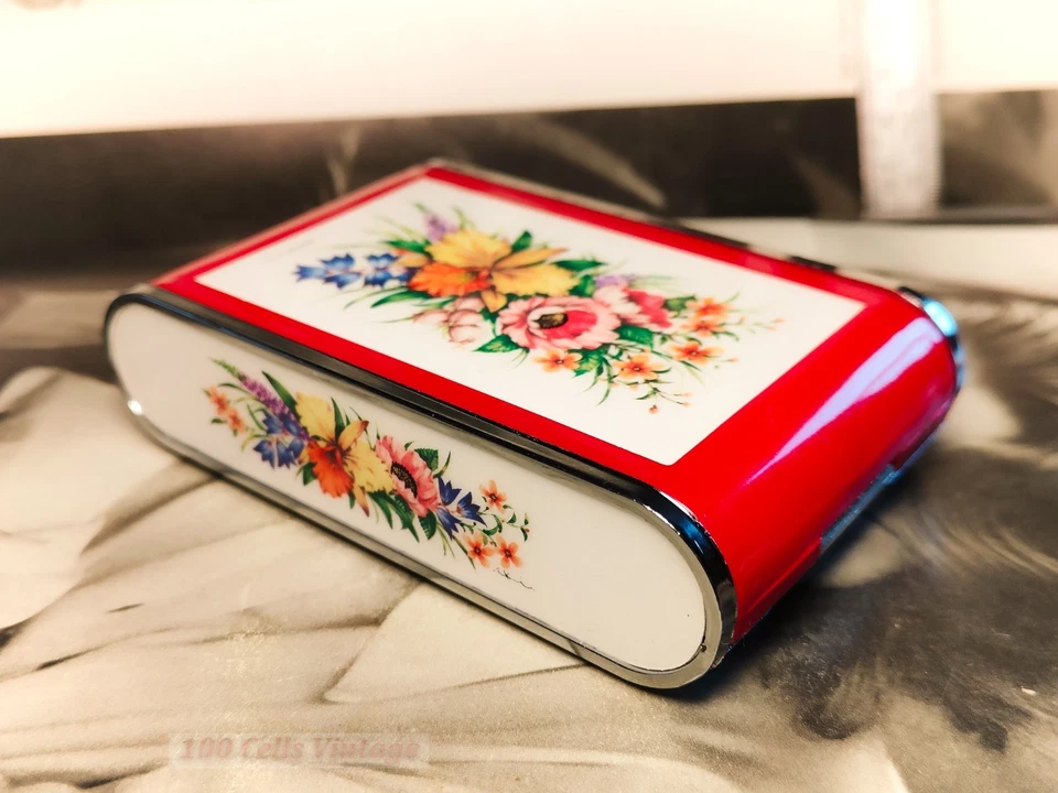 Dandy Mate Plastic Musical vintage powder compact/Cigarette case-Japanese-1r - Image 4 of 4