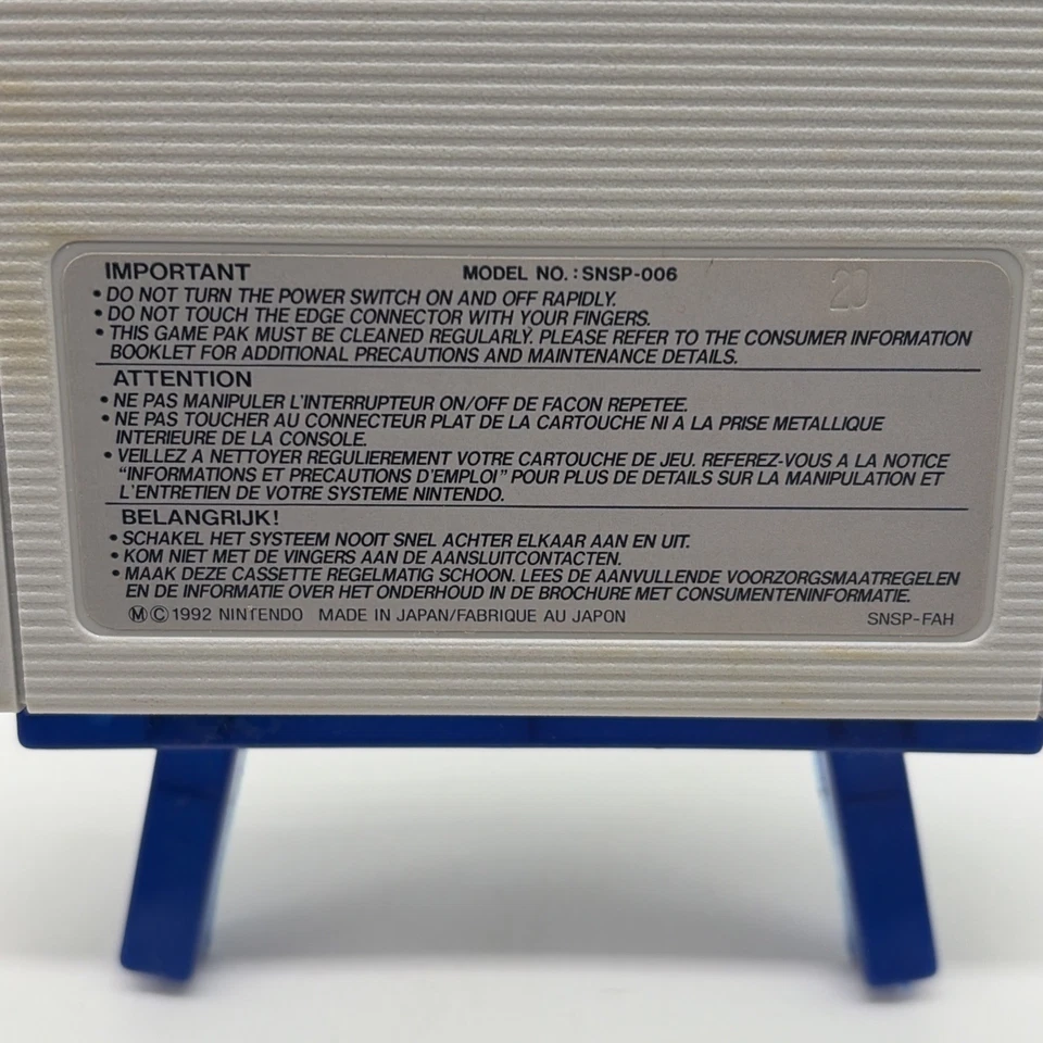 Flashback Super Nintendo SNES Sony Imagesoft Cartouche Vintage Action - Photo 4/4