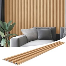Art3d 8-Pack 96 x 6in. WPC Acoustic Slat Wall...