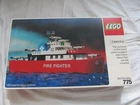 Vintage Lego 775 Fire Fighter Ship Boat, 100% Complete with Box + Instructions