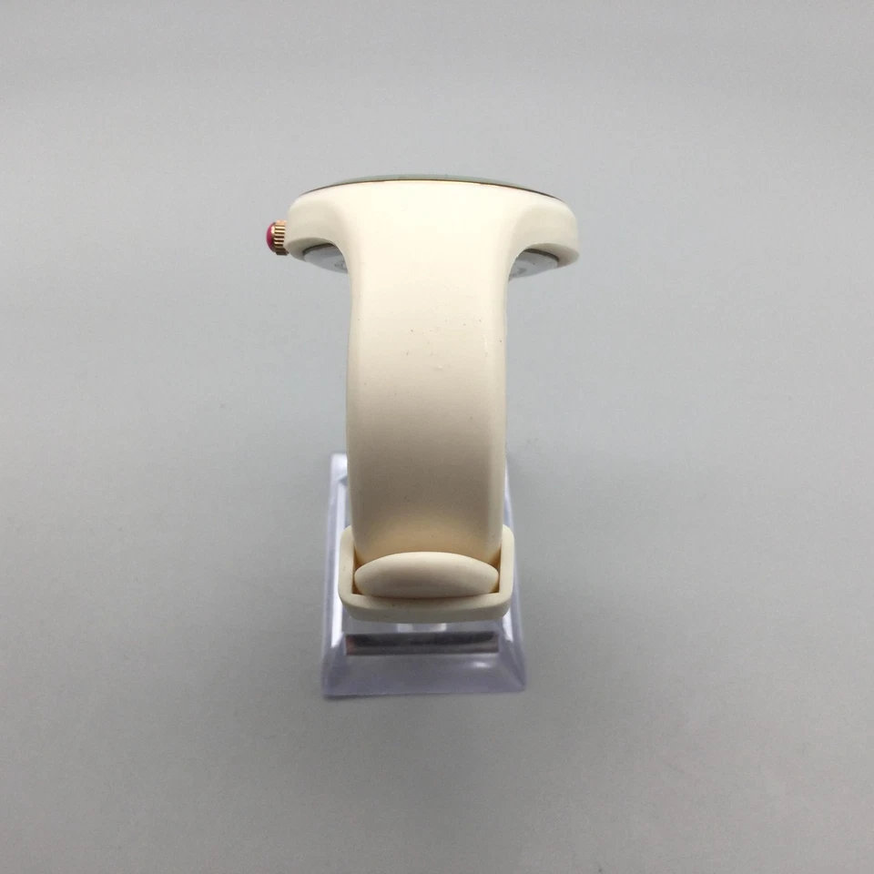 Reloj Betsey Johnson XOX Betsey Mujer 41mm Blanco Silicona BJ00637 Batería Nueva Foto 4 de 4