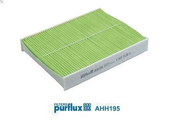 Filter, cabin filter PURFLUX AHH195 FORD FIESTA V Van 1.3 2002-2008