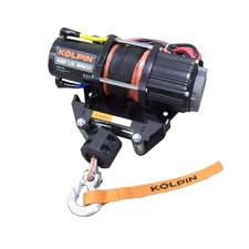 Kolpin Outdoors Quick Mount Winch Kit with 4500lbs Winch Synthetic #26-2000