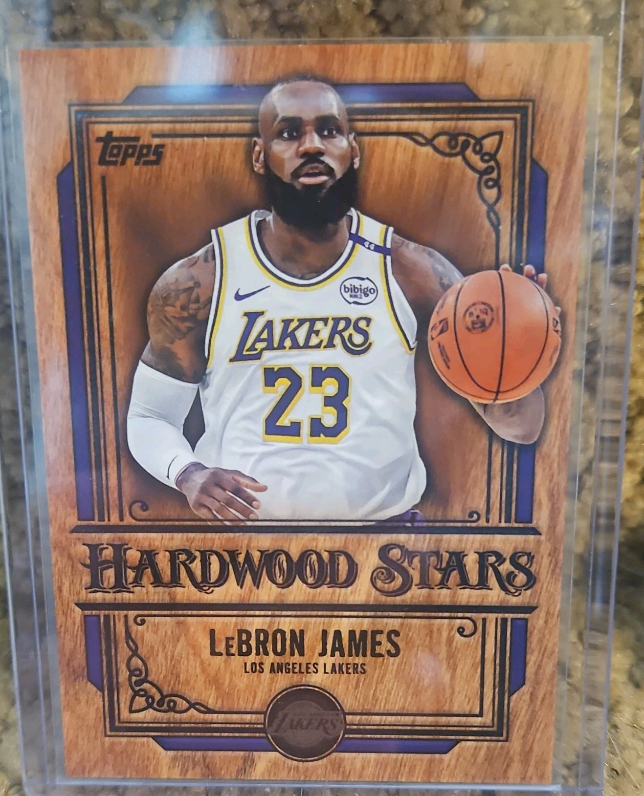 2025-26 Topps NBA Basketball LEBRON JAMES Hardwood Stars SSP Insert HS-2 LAKERS!