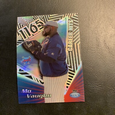 C32a  1999 Topps Tek #44b Mo Vaughn California Angels￼,￼pattern￼ 26