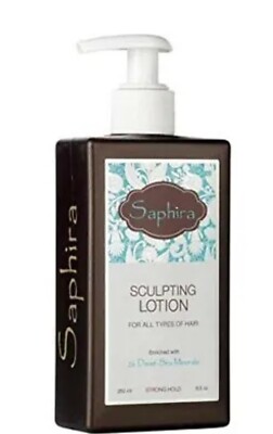 Saphira Sculpting Lotion For All Hair Types - 26 Dead Sea Minerals 8.5 oz.