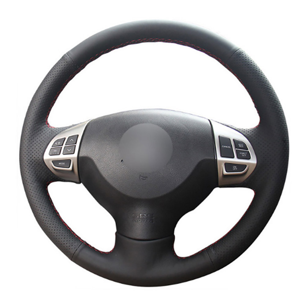 DIY Customized PU Steering Wheel Stitch on Wrap Cover For Lancer EX eBay