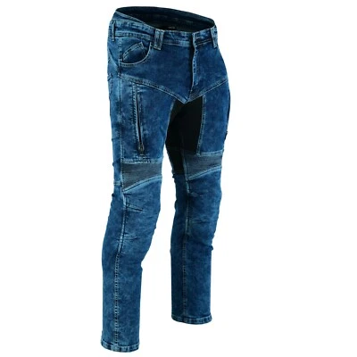 Motorradhose Motorrad Jeans Herren Denim mit Protektoren Hose Neu Gr 30-42 - Bild 1 von 4